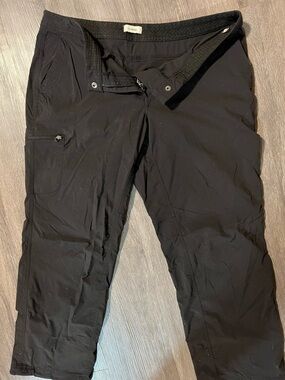 Ll Bean Women’s Black Performance Cargo Pants